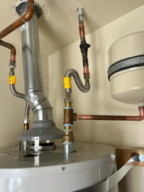 Water heater installation and plumbing repair in Virginville